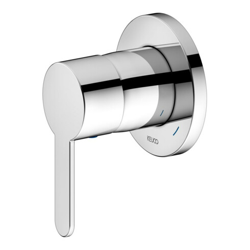 Keuco Mitigeur monocommande encastré DN15 IXMO 59551 avec rosace ronde/plate chromée