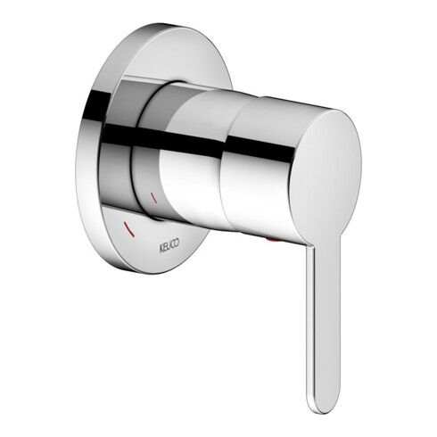 Keuco Mitigeur monocommande encastré DN15 IXMO 59551 avec rosace ronde/plate chromée