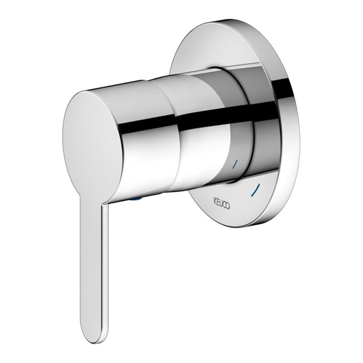 Keuco Mitigeur monocommande encastré DN15 IXMO 59551 avec rosace ronde/plate chromée