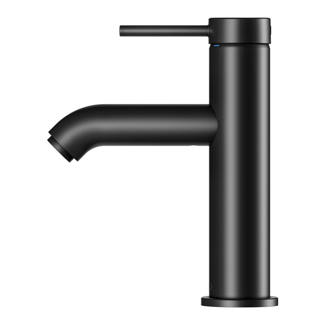 Keuco Mitigeur monocommande lavabo 100 IXMO Soft bec 114 mm, sans garniture, noir mat