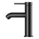 Keuco Mitigeur monocommande lavabo 100 IXMO Soft bec 114 mm, sans garniture, noir mat-4