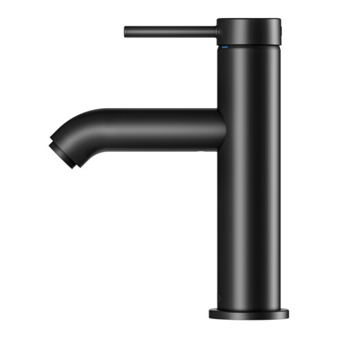 Keuco Mitigeur monocommande lavabo 100 IXMO Soft bec 114 mm, sans garniture, noir mat