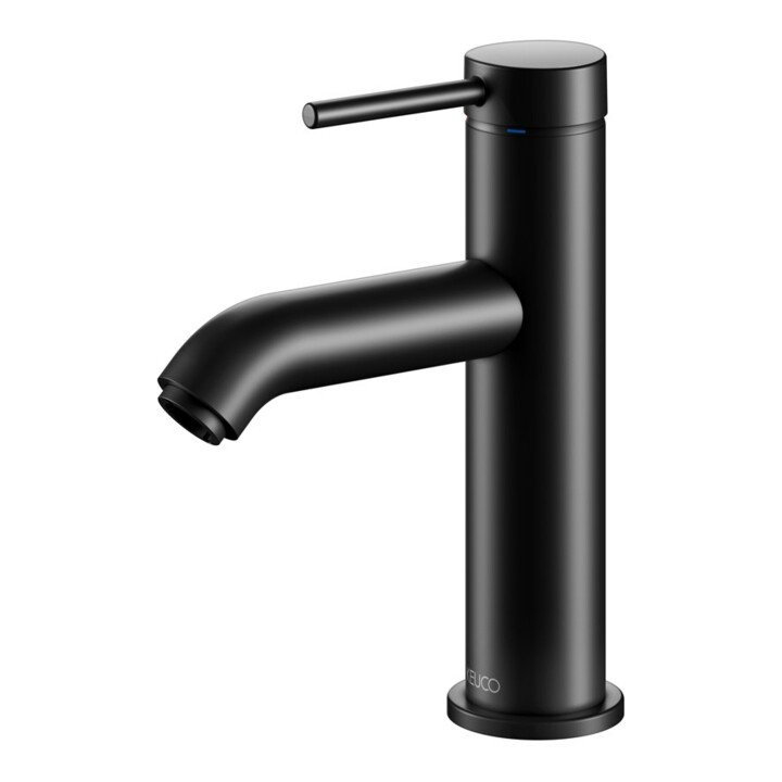 Keuco Mitigeur monocommande lavabo 100 IXMO Soft bec 114 mm, sans garniture, noir mat
