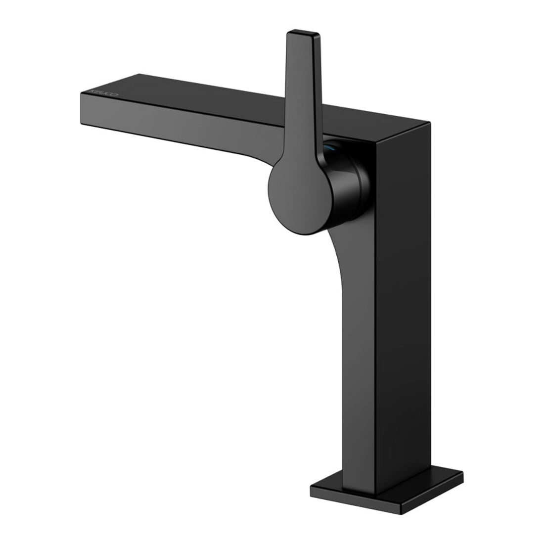 Keuco Mitigeur monocommande lavabo 150 Edition 11, bec 136 mm, sans garniture, noir mat
