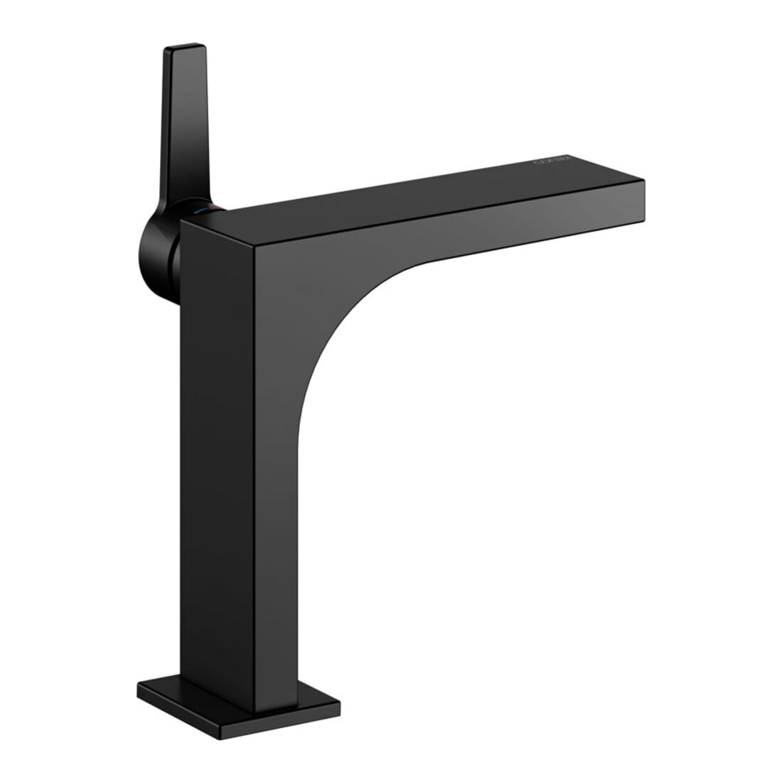 Keuco Mitigeur monocommande lavabo 150 Edition 11, bec 136 mm, sans garniture, noir mat