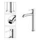Keuco Mitigeur monocommande lavabo 210 IXMO 59510 sans vidage chrome lisse-4