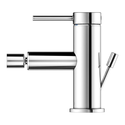 Keuco Mitigeur monocommande pour bidet IXMO 59509 avec vidage doux, rosace chromée droite/gauche
