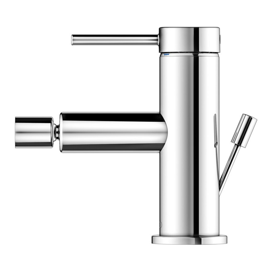 Keuco Mitigeur monocommande pour bidet IXMO 59509 avec vidage doux, rosace chromée droite/gauche