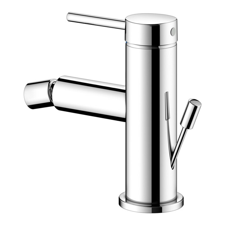 Keuco Mitigeur monocommande pour bidet IXMO 59509 avec vidage doux, rosace chromée droite/gauche