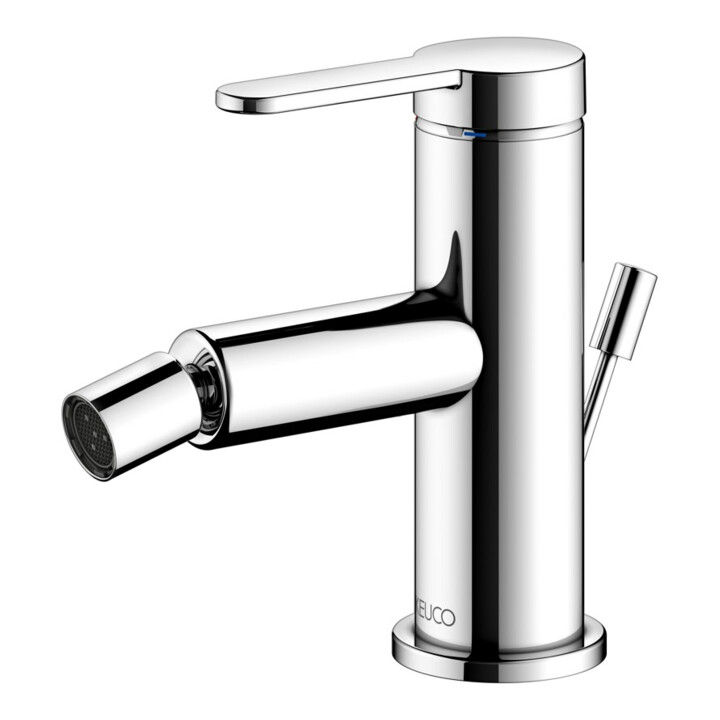 Keuco Mitigeur monocommande pour bidet IXMO 59509 avec vidage plat, rosace chromée droite/gauche