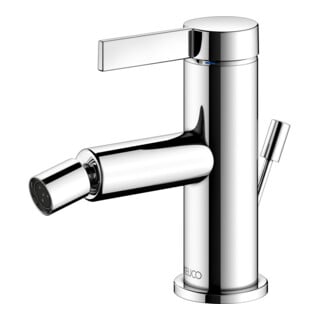 Keuco Mitigeur monocommande pour bidet IXMO 59509 avec vidage Pure, rosace droite/gauche chromée