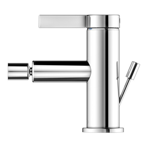 Keuco Mitigeur monocommande pour bidet IXMO 59509 avec vidage Pure, rosace droite/gauche chromée