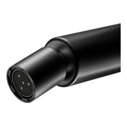 Keuco Mitigeur monocommande pour bidet IXMO 59509 avec vidage, soft, rosace droite/gauche noire-5