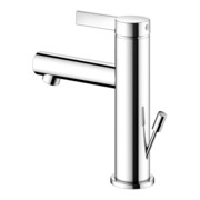 Keuco Mitigeur monocommande pour lavabo 100 IXMO 59502 avec tirette Pure, rosace droite/gauche chromée