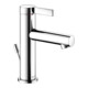 Keuco Mitigeur monocommande pour lavabo 100 IXMO 59502 avec tirette Pure, rosace droite/gauche chromée-5