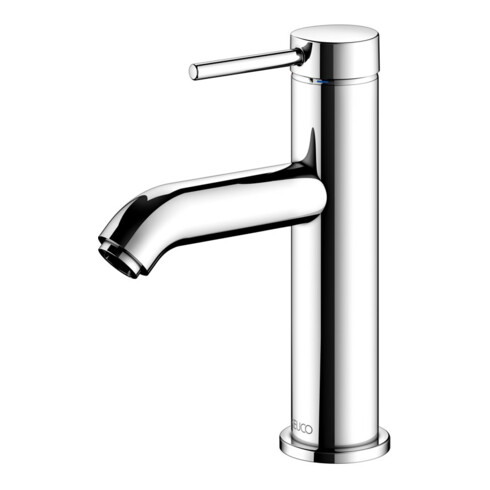 Keuco Mitigeur monocommande pour lavabo 100 IXMO 59502 sans vidage, rosace chromée droite/gauche