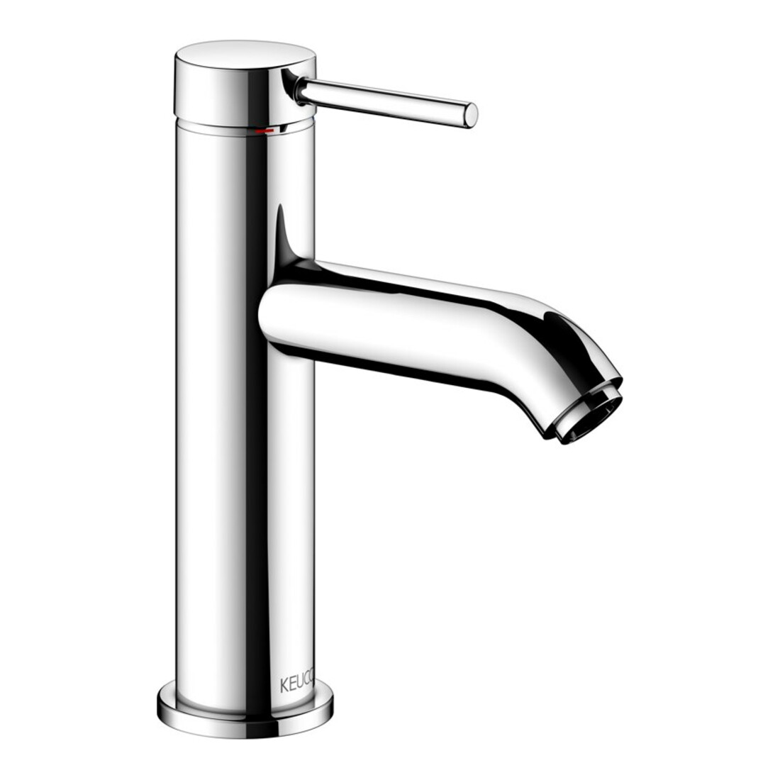 Keuco Mitigeur monocommande pour lavabo 100 IXMO 59502 sans vidage, rosace chromée droite/gauche