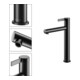 Keuco Mitigeur monocommande pour lavabo 210 IXMO 59510 Pure, rosace r/d noir
