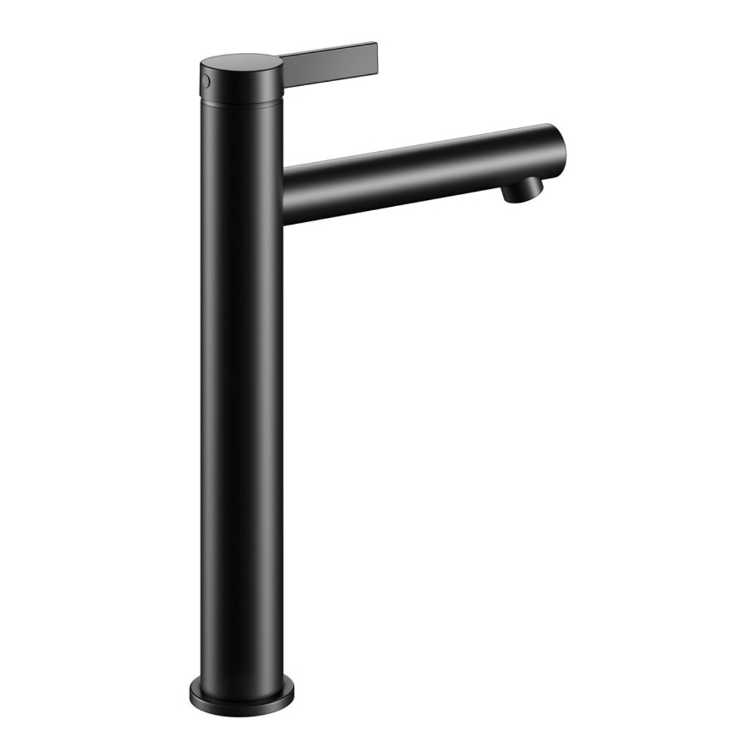 Keuco Mitigeur monocommande pour lavabo 210 IXMO 59510 Pure, rosace r/d noir