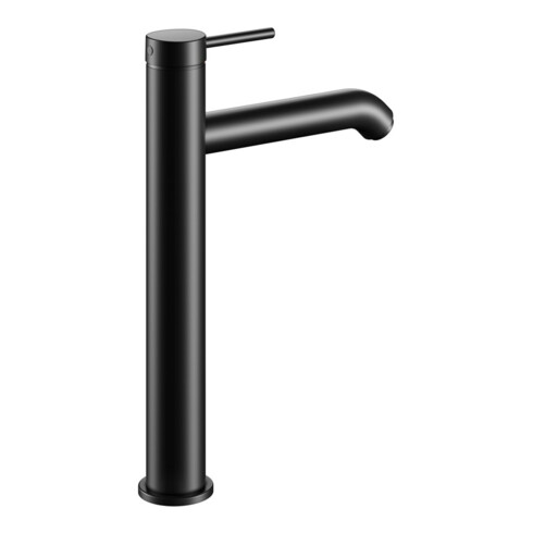 Keuco Mitigeur monocommande pour lavabo 210 IXMO 59510 sans tirette, rosace droite/gauche noire