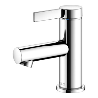Keuco Mitigeur monocommande pour lavabo 60 IXMO 59504 Pure, rosace chromée droite/gauche
