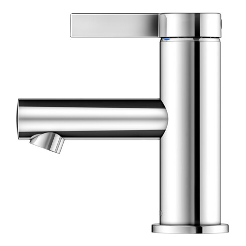 Keuco Mitigeur monocommande pour lavabo 60 IXMO 59504 Pure, rosace chromée droite/gauche