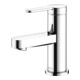 Keuco Mitigeur monocommande pour lavabo 60 IXMO 59504 sans tirette, plat, rosace droite/gauche chromé-1