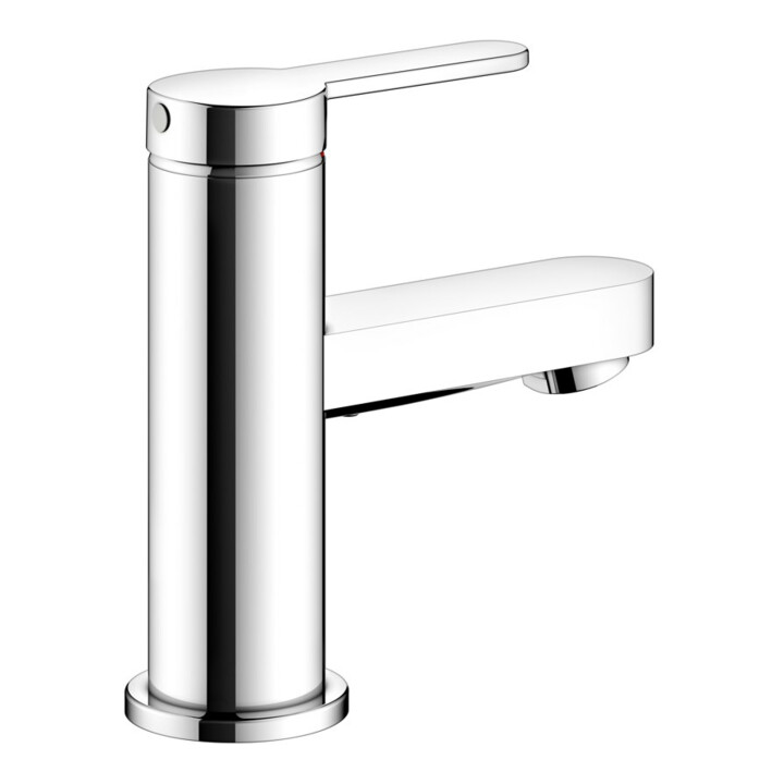 Keuco Mitigeur monocommande pour lavabo 60 IXMO 59504 sans tirette, plat, rosace droite/gauche chromé