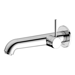 Keuco Mitigeur monocommande pour lavabo encastré UP IXMO 59516 Mural/sortie ronde 225 mm/chromé doux