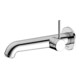 Keuco Mitigeur monocommande pour lavabo encastré UP IXMO 59516 Mural/sortie ronde 225 mm/chromé doux-1