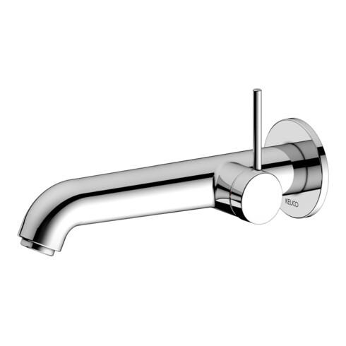 Keuco Mitigeur monocommande pour lavabo encastré UP IXMO 59516 Mural/sortie ronde 225 mm/chromé doux