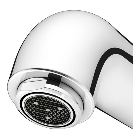 Keuco Mitigeur monocommande pour lavabo encastré UP IXMO 59516 Mural/sortie ronde 225 mm/chromé doux