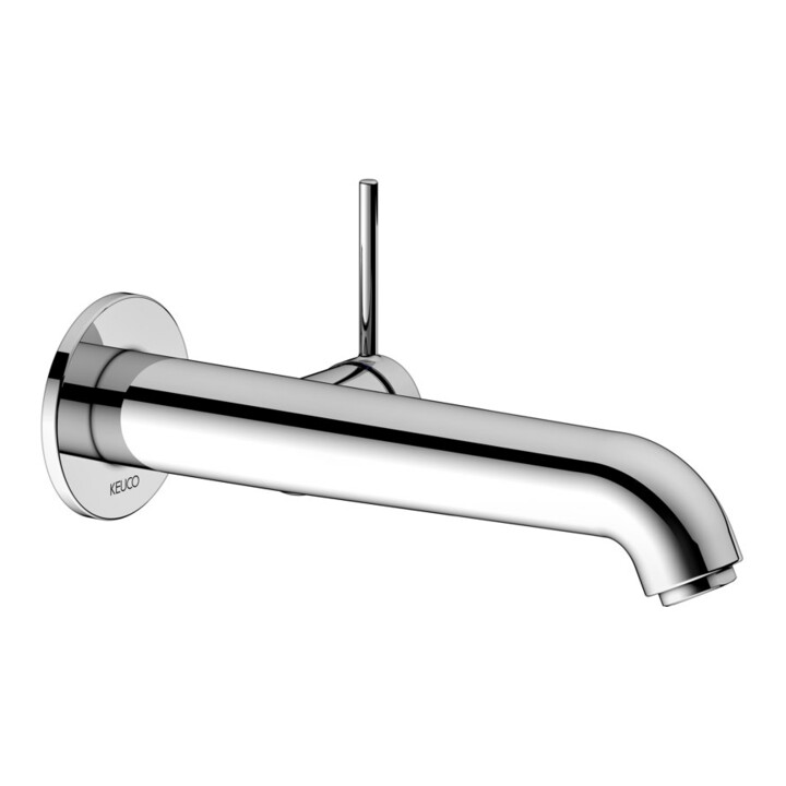 Keuco Mitigeur monocommande pour lavabo encastré UP IXMO 59516 Mural/sortie ronde 225 mm/chromé doux