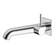 Keuco Mitigeur monocommande pour lavabo UP IXMO 59516 Mural/sortie angulaire 225mm/chromé doux-1