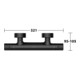 Keuco Mitigeur thermostatique douche Plan blue AP, noir mat-2