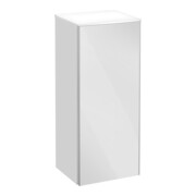 Keuco Mittelschrank Royal Reflex 35x84,5x33,5cm, rechts, weiß/weiß
