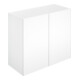 Keuco Mittelschrank Stageline 80x78,2x36cm, D Vul., G Vul. sat, 2-trg.-1