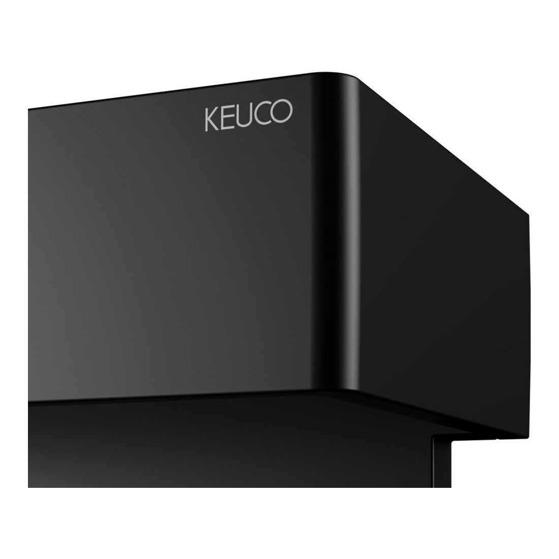 Keuco Panier de douche avec fixation murale, amovible, noir mat / alu