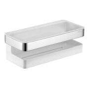 Keuco Panier de douche Collection Moll 2 pièces, 240x110mm, chromé/blanc