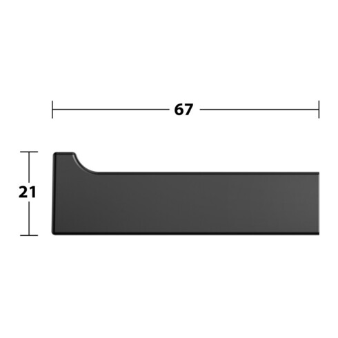Keuco Patère de peignoir Edition 11 67mm, noir mat