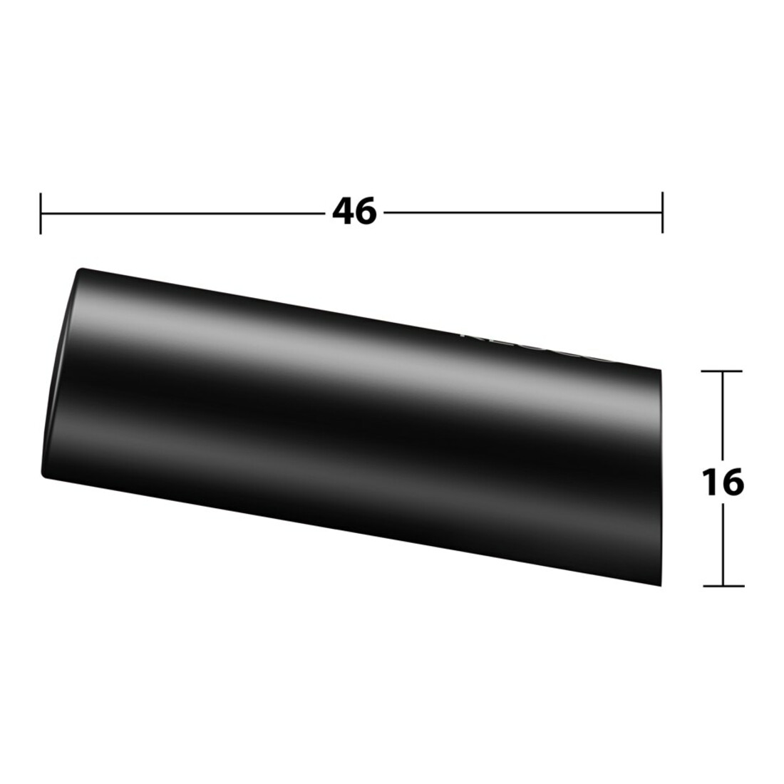 Keuco Patère REVA noir mat