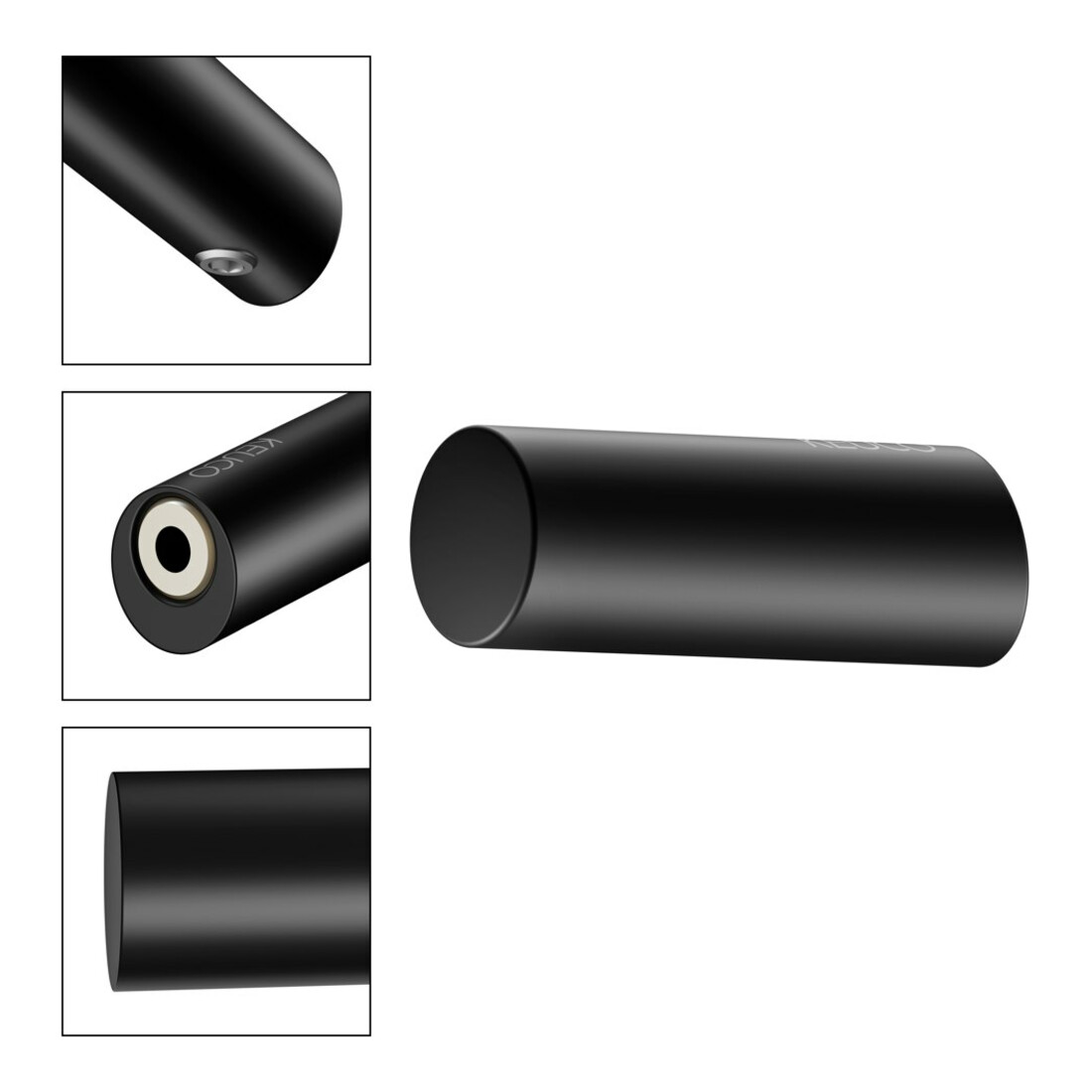 Keuco Patère REVA noir mat