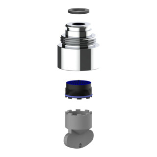 Keuco Perlator Support de rechange ARM 50100 pour 56028, chromé