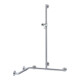 Keuco Plan Care barre de douche avec support, gauche/droite, 797x1097mm, alu argenté anodisé-1