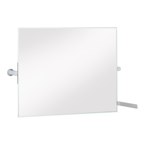 Keuco Plan Care miroir pivotant 600x540mm, finition aluminium