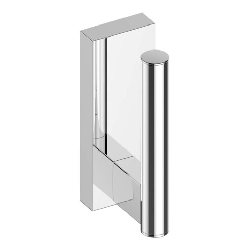 Keuco Plan Care Plaque murale avec porte-papier toilette, chromé