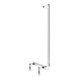 Keuco Poignée d’angle AXESS 90°, gauche, 381x851 mm, alu argenté anodisé/vc-2
