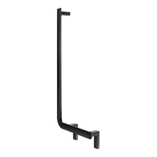 Keuco Poignée d'angle AXESS 90°, gauche, 381x851mm, noir mat