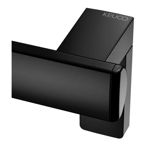 Keuco Poignée d'angle AXESS 90°, gauche, 381x851mm, noir mat