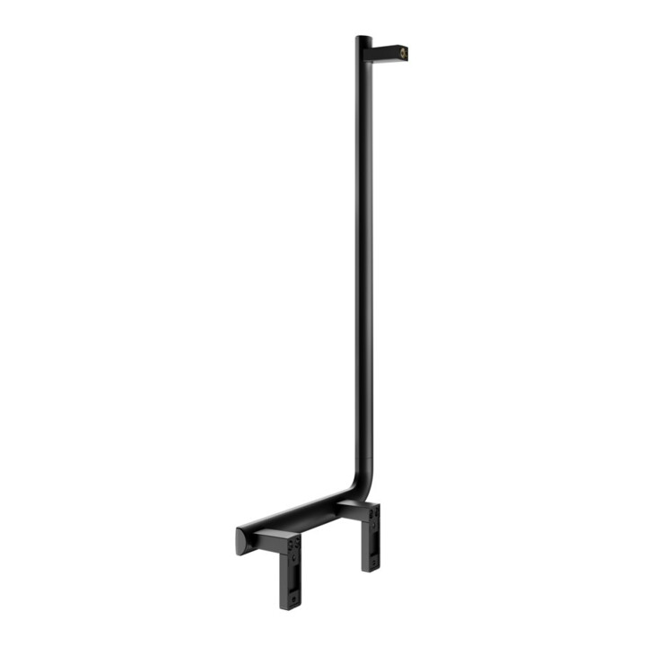 Keuco Poignée d'angle AXESS 90°, gauche, 381x851mm, noir mat